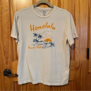 J Crew Honolulu Graphic Tee size M unisex fit